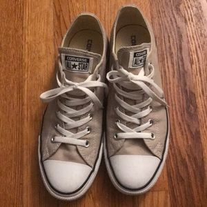 Tan converse shoes